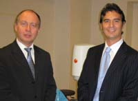  профессор В.Н.Трубилин и доктор Efekan Coskunseven в клинике World Eye Hospital (Стамбул, Турция)
